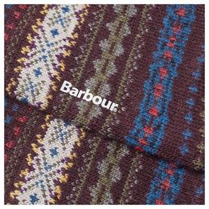 Barbour Boyd Burgundy Socks